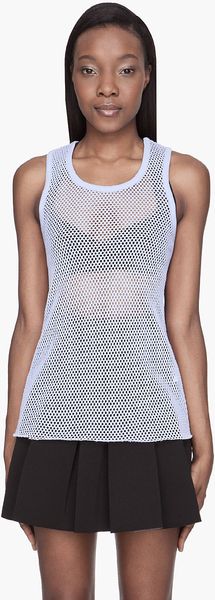 Dion Lee Mesh Jersey Tank Top - Lyst