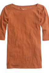 J.Crew Painter Elbowsleeve Boatneck Tee