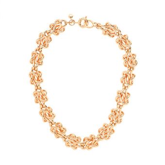 J.Crew Knot Necklace - Lyst