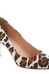 J.Crew Miri Midheel Printed Pumps