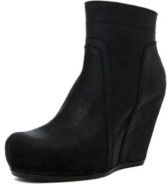 Rick Owens Wedge Bootie  - Lyst