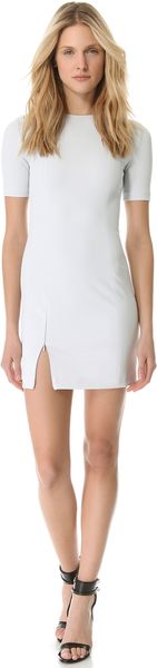 T By Alexander Wang Tech Suiting Sheath Dress - Lyst