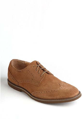 Calvin Klein Faxon Suede Wingtip Oxfords - Lyst