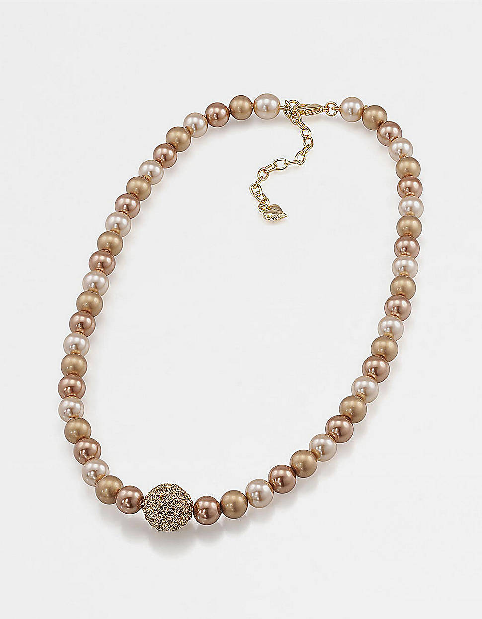 Carolee Faux Pearl Single Strand Necklace in Gold (gold multi) Lyst