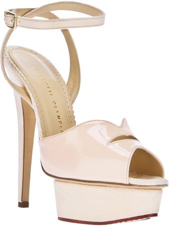 Charlotte Olympia Platform Stiletto Sandal - Lyst