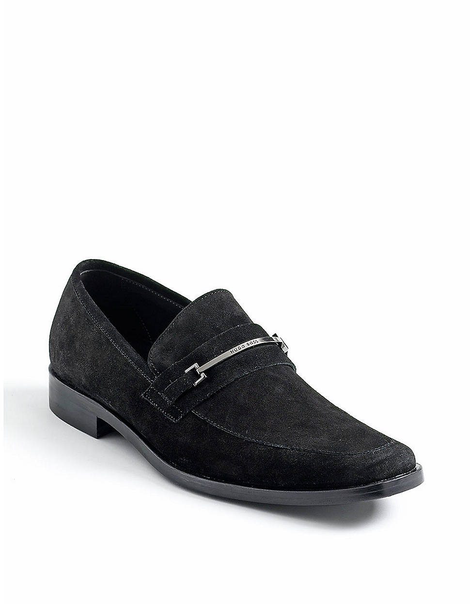 Boss By Hugo Boss Carl Suede Loafers in Black for Men Lyst