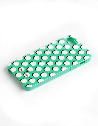 Kate Spade Newsprint Dot Hybrid Hardshell Iphone 5 Case - Lyst