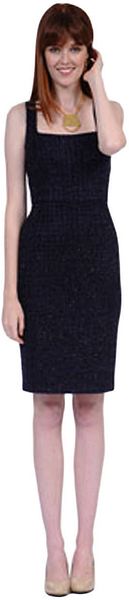 Kay Unger Lurex Tweet Skirt - Lyst
