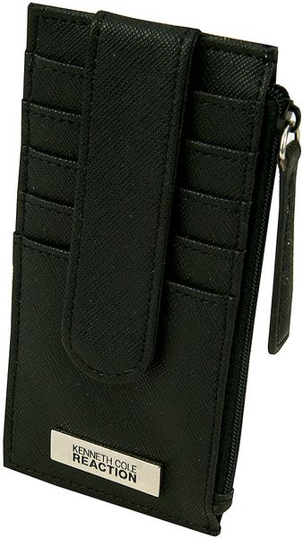 Kenneth Cole Reaction Snap Tab Credit Card Panel - Lyst