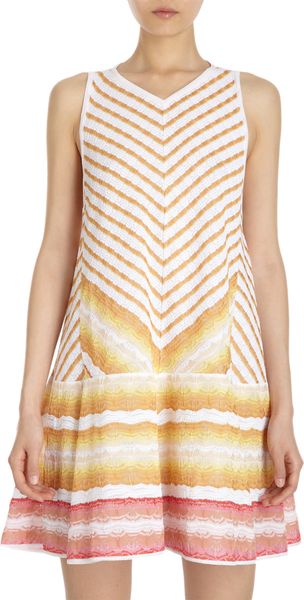 Missoni Sleeveless Stretch Lace Dress - Lyst