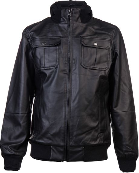 obey rapture leather jacket