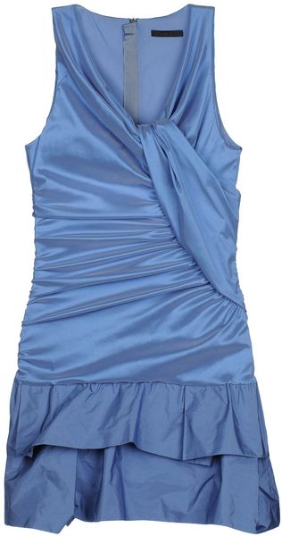 Pinko Black Short Dresses - Lyst