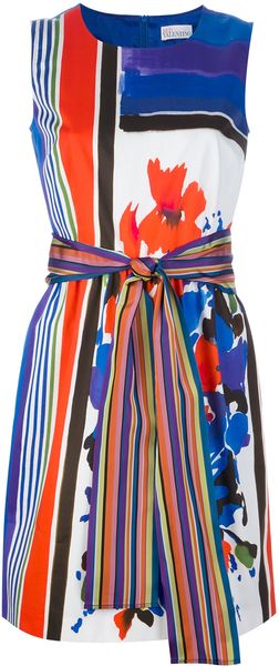 RED Valentino Printed Dress - Lyst