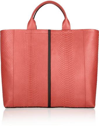 Reed Krakoff Track Python Tote - Lyst