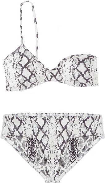 Zimmermann Flourishing Snake Bikini - Lyst