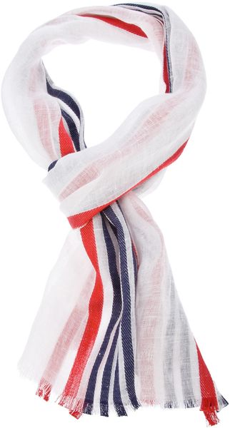 Brooks Brothers Striped Scarf - Lyst
