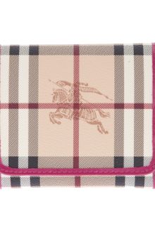 Burberry Checked Purse - Lyst