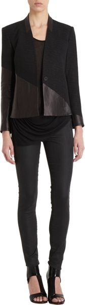 Helmut Lang Warped Suiting Combo Jacket - Lyst