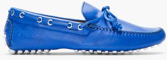 Moschino Cheap & Chic Leather Sergio Moccasins - Lyst