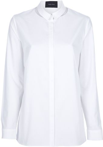 Simone Rocha Tulle Detail Shirt - Lyst