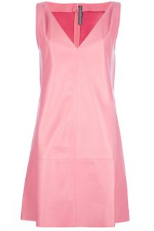 Balenciaga Sleeveless Leather Dress - Lyst