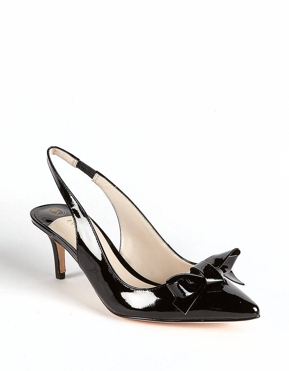 leather sling back pumps