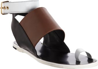 Pierre Hardy Tricolor Slingback Sandals - Lyst