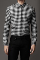 Burberry Slim Fit Gingham Shirt