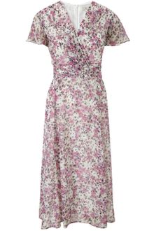 Cc Multicoloured Floral Garden Dress - Lyst