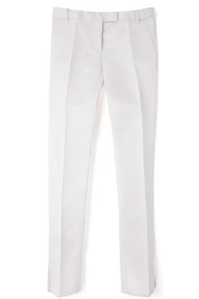 Ferragamo Slim Fit Satin Trousers  - Lyst