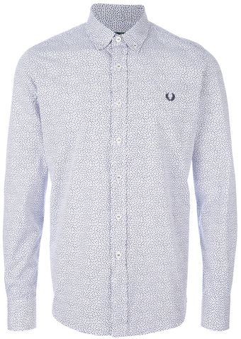 Fred Perry Printed Shirt - Lyst