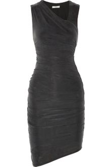 Helmut Lang Helmut Helmut Lang Washedsateen Jersey Dress - Lyst