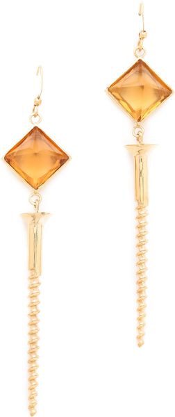 Kelly Wearstler Screw Facet Earrings - Lyst