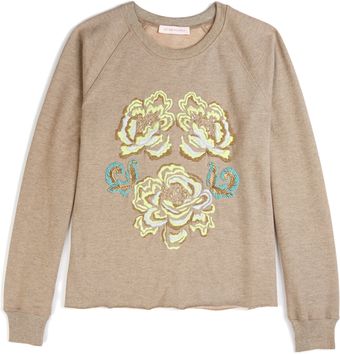 Matthew Williamson Floral Folk Embroidered Sweatshirt - Lyst