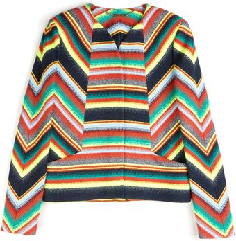 Matthew Williamson Sami Blanket Wool Boxy Jacket - Lyst
