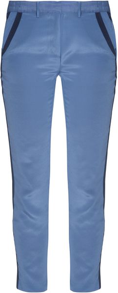 Paul & Joe Sister Silk Side Trim Trousers - Lyst