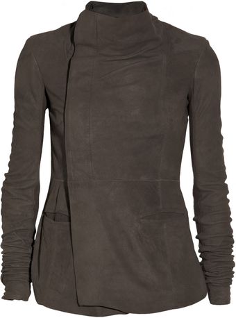 Rick Owens Eileen Brushedleather Biker Jacket - Lyst