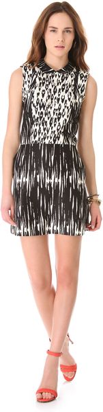 Sea Combo Collared Dress - Lyst