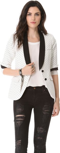 Smythe Pin Dot Blazer - Lyst