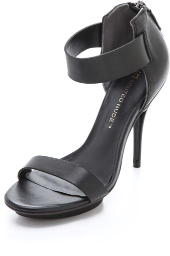 United Nude Grid Sandals with Ankle Strap - Lyst