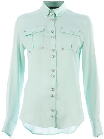 Balmain Military Shirt - Lyst