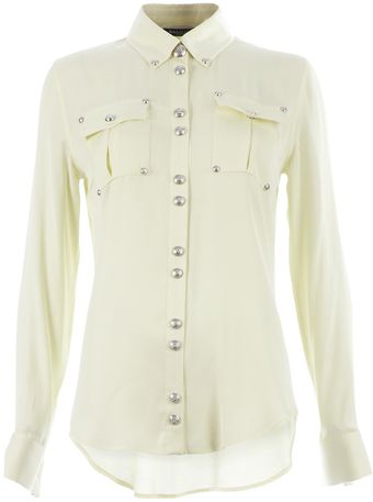 Balmain Military Shirt - Lyst