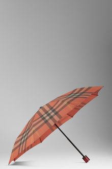 Burberry Check Folding Umbrella - Lyst