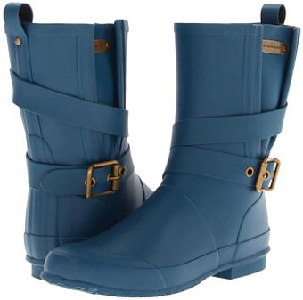 Burberry Belted Rain Boots - Lyst