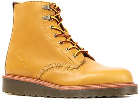 mens yellow dr martens