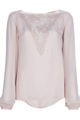 Emilio Pucci Lace Detail Blouse