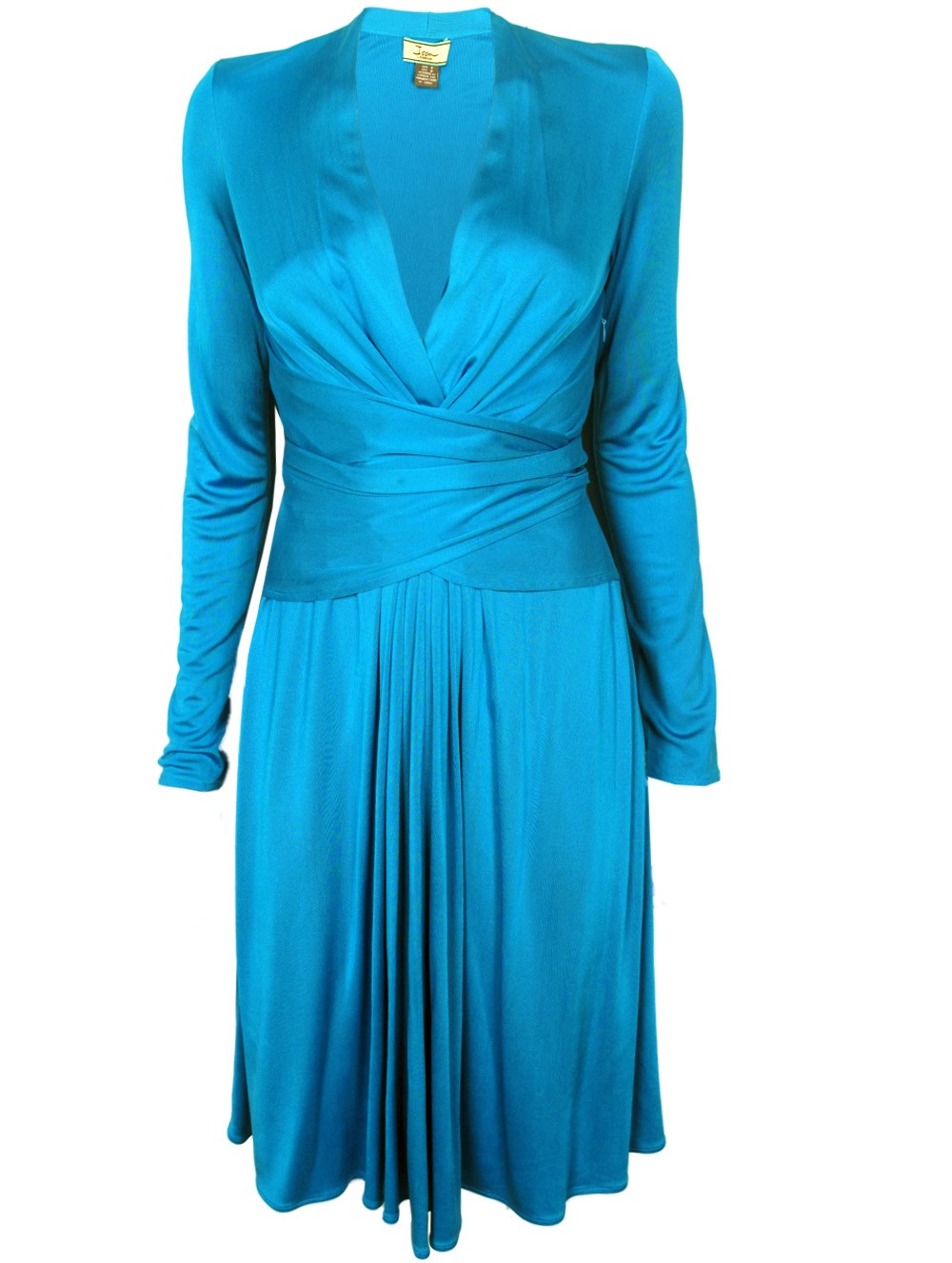 Issa Hydrangea Silkjersey Wrap Dress in Blue Lyst