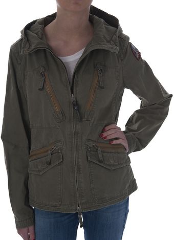 Parajumpers Isabel Jacket in Army Green - Lyst