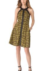 Robert Rodriguez Filigree Print Dress