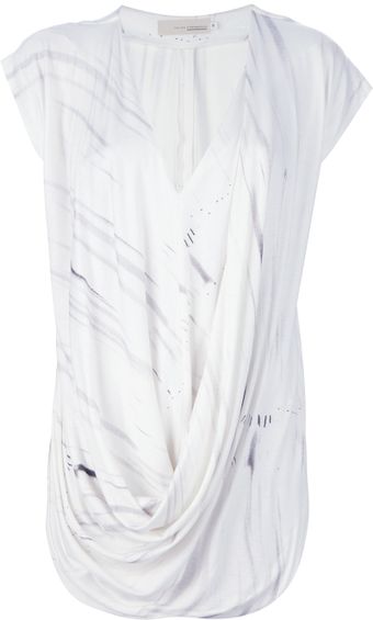 Tim Van Steenbergen Draped Top - Lyst